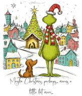 Grinch Nativity DTF