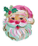 Santa Painting DTF