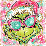 Grinch Smiling DTF
