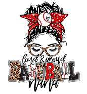 Loud Proud Baseball Nana - Glitz ‘N’ Glam