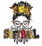 Loud Proud Softball Nana - Glitz ‘N’ Glam