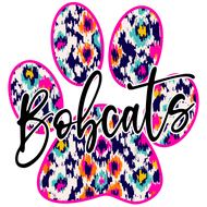 Bobcats paw - Glitz ‘N’ Glam