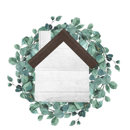 Rustic house wreath - Glitz ‘N’ Glam