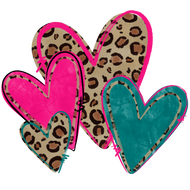 Leopard hearts - Glitz ‘N’ Glam