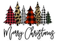 Buffalo plaid trees - Glitz ‘N’ Glam